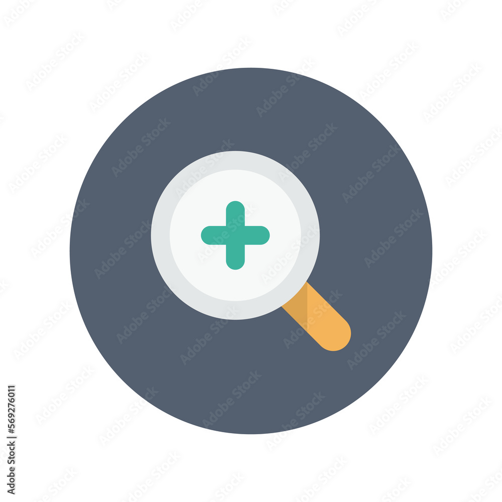 Zoom in icon, Flat vector illustration for web and mobile interface, EPS 10 Zoom in icon, Flat vector illustration for web and mobile interface, EPS 10