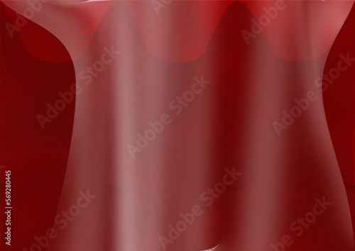 red curtain background