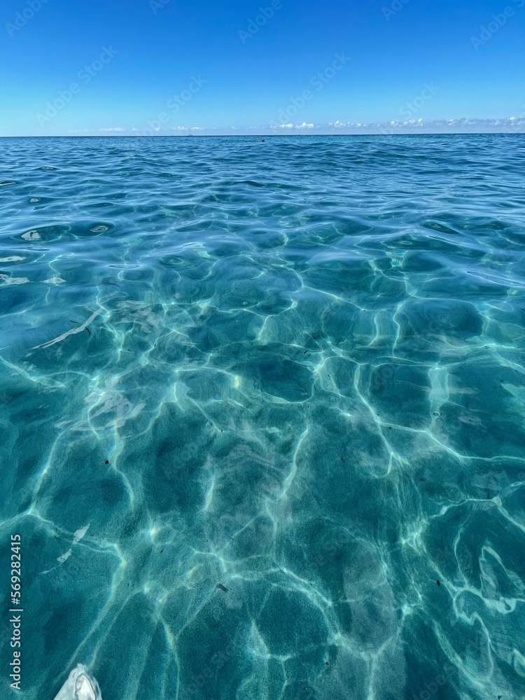 Cristal clear blue sea water in Alaior, Menorca Cristal clear blue sea water in Alaior, Menorca