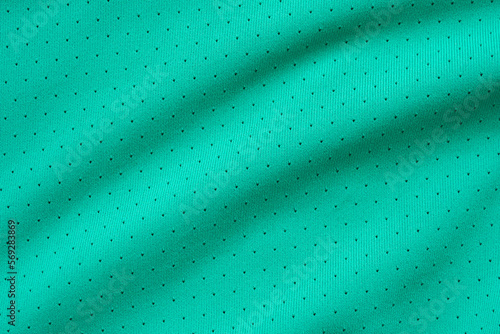 Green sports clothing fabric football shirt jersey texture background