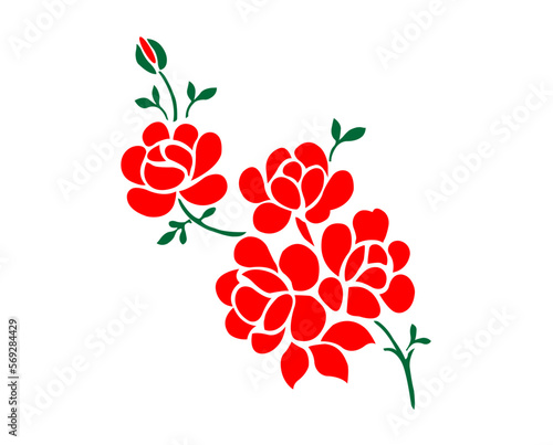 Creative flower design and illustration. 