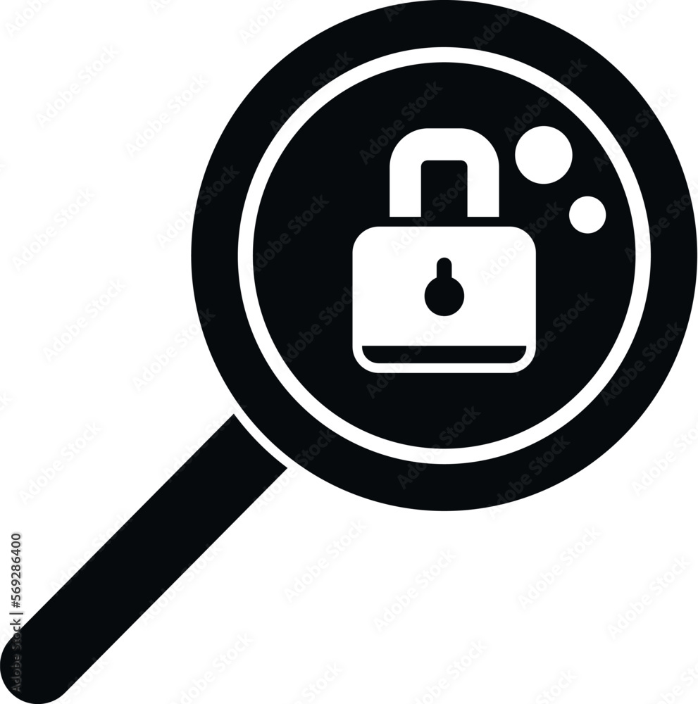 Search password protection icon simple vector. Change screen. Mobile account Search password protection icon simple vector. Change screen. Mobile account