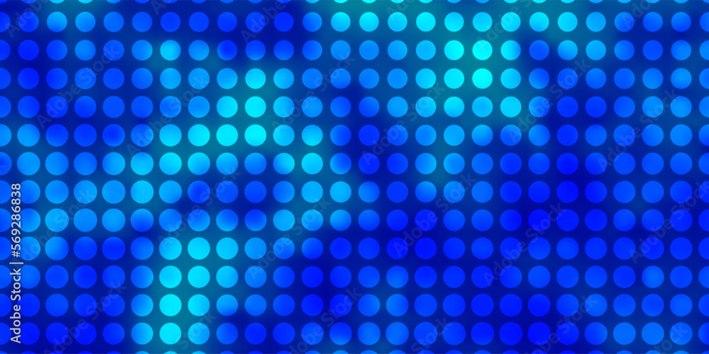 Light BLUE vector layout with circles. Light BLUE vector layout with circles.