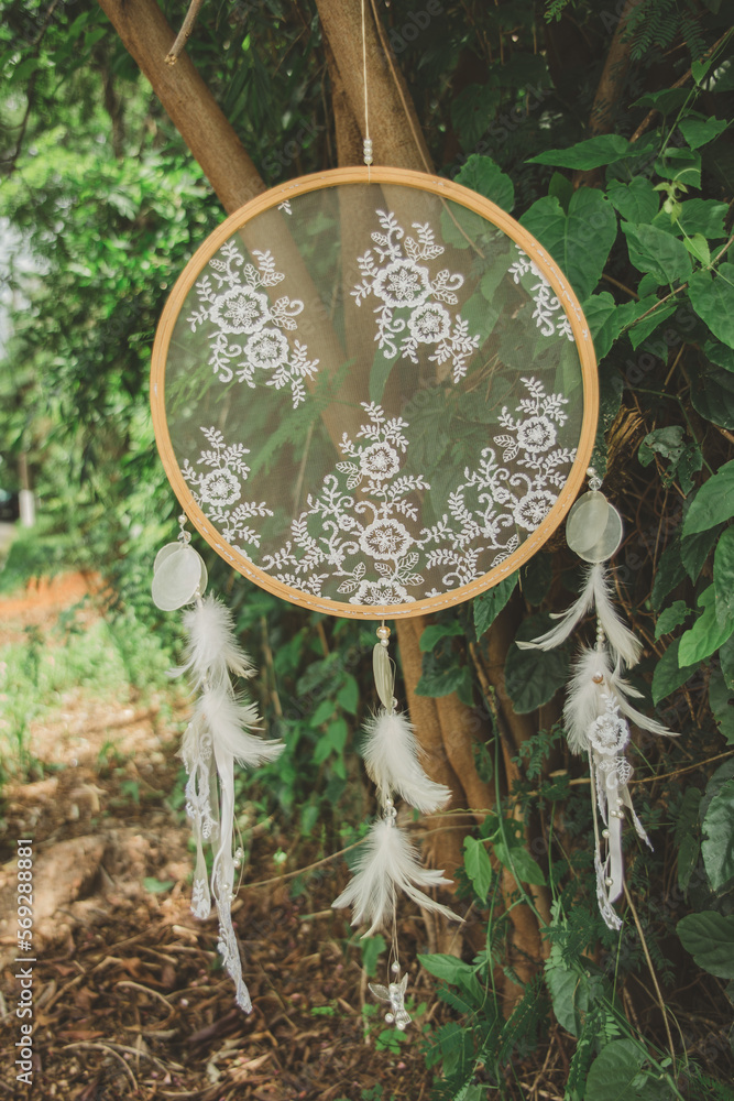 Fototapeta premium filtro dos sonhos branco na natureza 