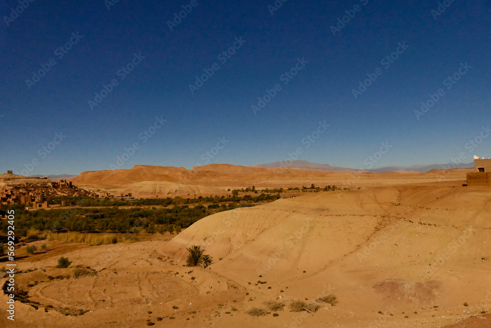 Sito storico Patrimonio Unesco, Ksar di Ait Ben Haddou, Oarzazate, Draa. provincia di Tafilalet , Marocco