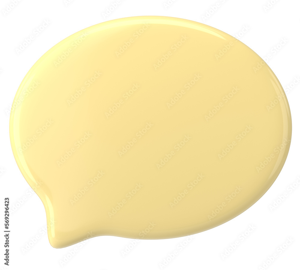 Speech bubble. Chat bubble. 3D illustration. Speech bubble. Chat bubble. 3D illustration.