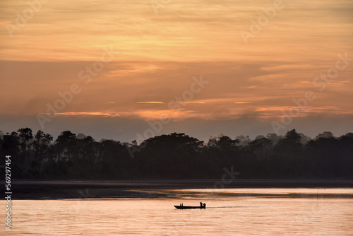 Boat on the Amazon