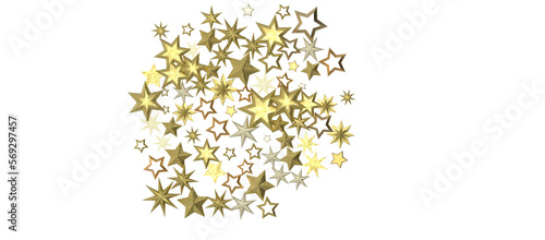 stars background, sparkle lights confetti falling. magic shining Flying christmas stars on night