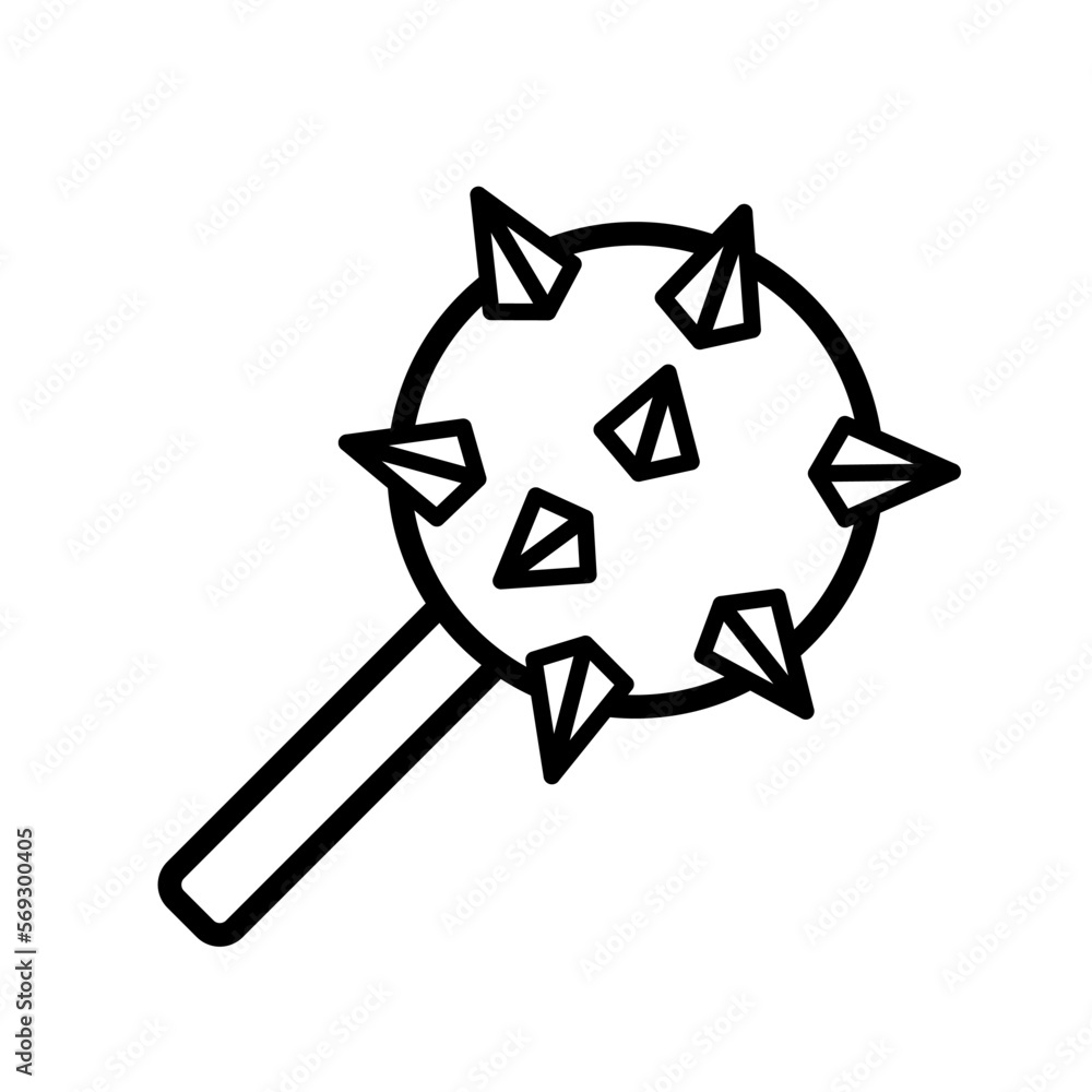 mace - vector icon mace - vector icon