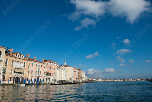 Cityscape and Mediterranean Sea in a Sunny Day in Venice, Veneto in Italy. © Mats Silvan