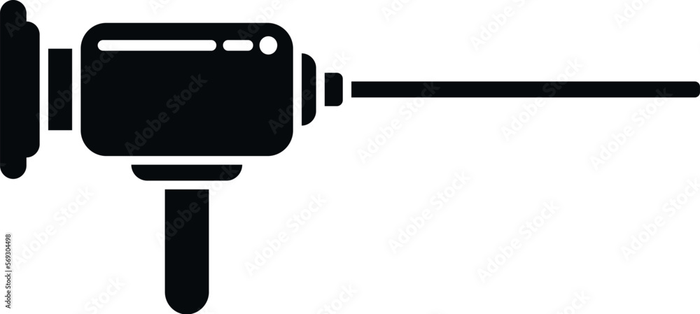 Gastroenterology icon simple vector. Medical camera. Health cable
