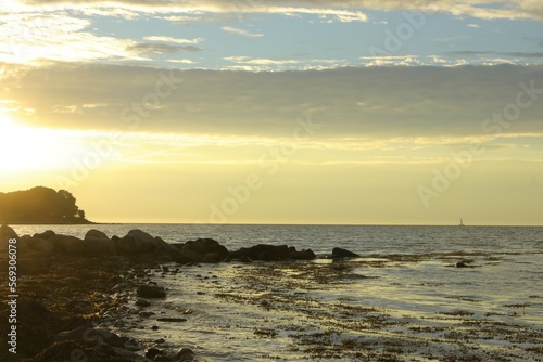 Magische Lichtstimmung morgens an der Ostseeküste