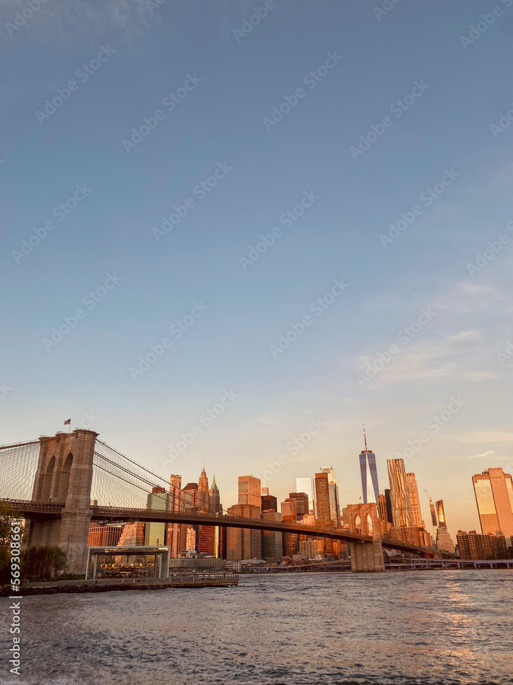 Naklejka premium Die sTadt New York