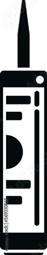 Silicon tube icon simple vector. Silicon glue. Home industry