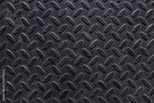 Black Diamond Plate Metal Background Texture