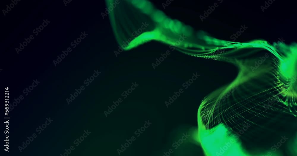green gradient abstract particle background animation green gradient abstract particle background animation