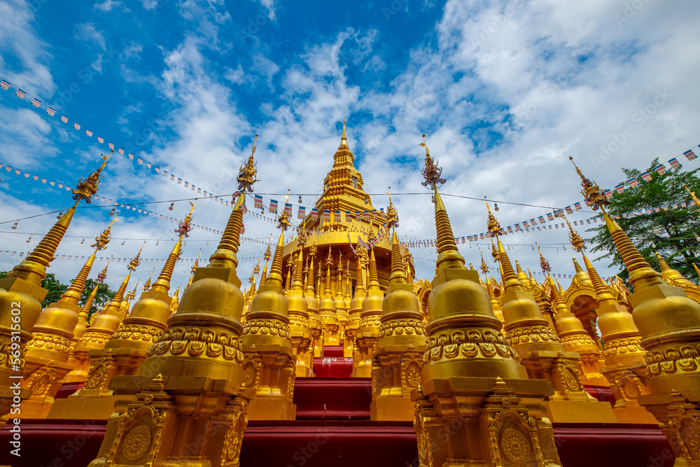 Wat Pa Sawang Bun Temple, Saraburi, Thailand. 500 pagodas at Wat Pa Sawang Bun in Saraburi, Thailand.
