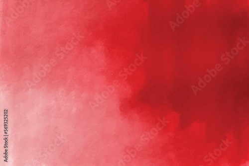Abstract red watercolor background design