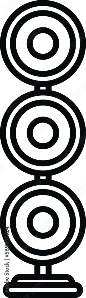 Bobine thread icon outline vector. Cotton factory. Fabric plant Bobine thread icon outline vector. Cotton factory. Fabric plant