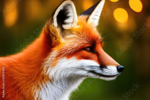 High-Resolution Image of a Fox in its Natural Habitat, Perfect for Adding a Majestic and Wild Element to any Design Project