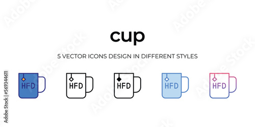 cup Icons Set vector Illustration. © vector squad
