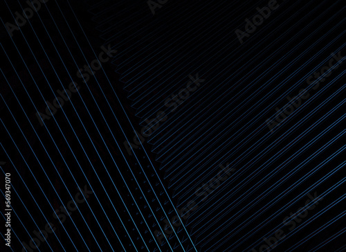 Black background with blue lines