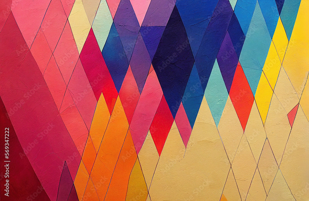 Fototapeta premium Color Geometric and Random Images for Use as Backdrops or Wallpaper