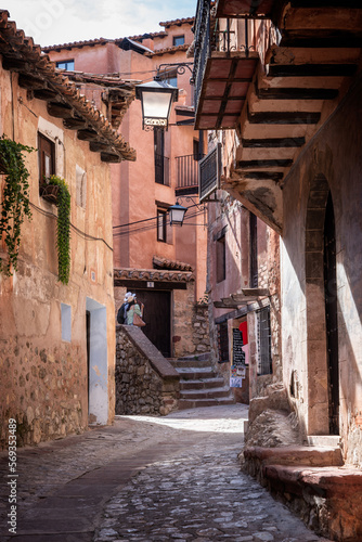 street in an old town of Spain 