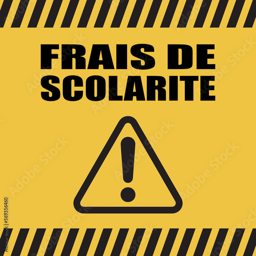 Logo frais de scolarité.