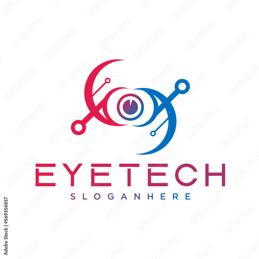 Eye technology logo design, eye symbol icon, software logo, vector illustration. Digital eye creative symbol concept. Eye technology logo design, eye symbol icon, software logo, vector illustration. Digital eye creative symbol concept.