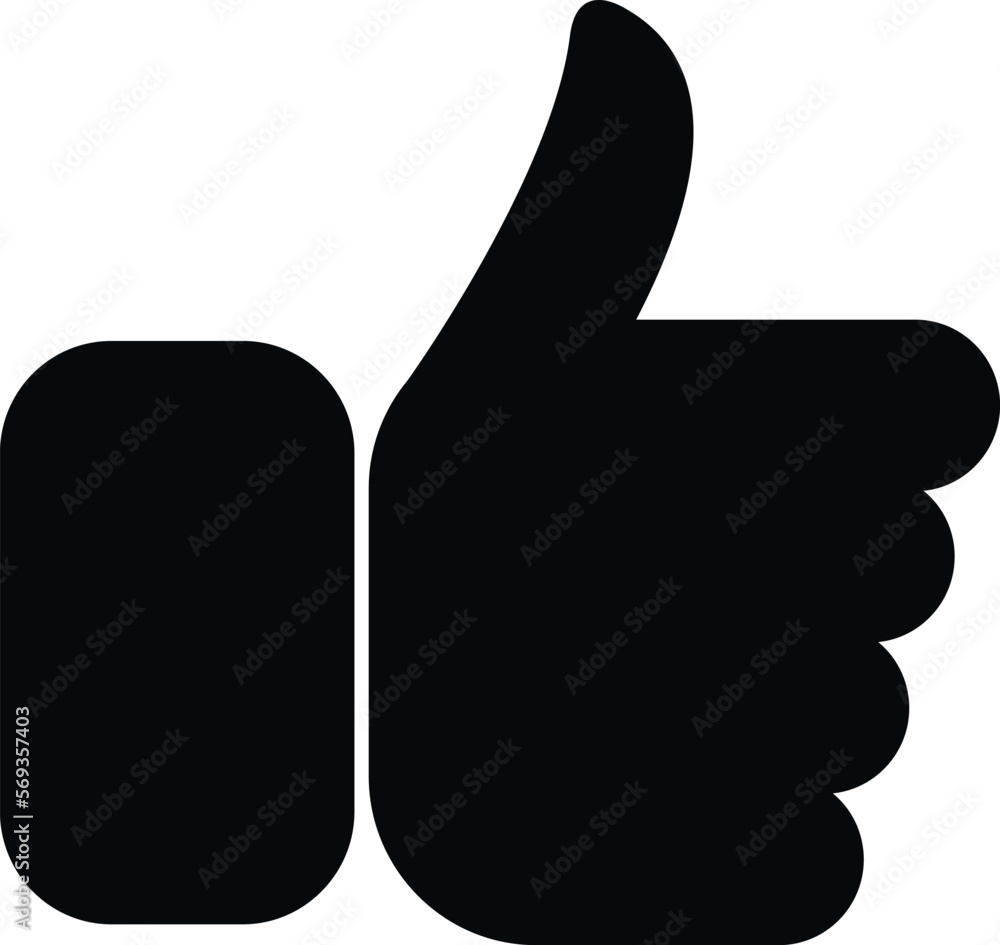 Thumb up value icon simple vector. Social culture. Core purpose Thumb up value icon simple vector. Social culture. Core purpose