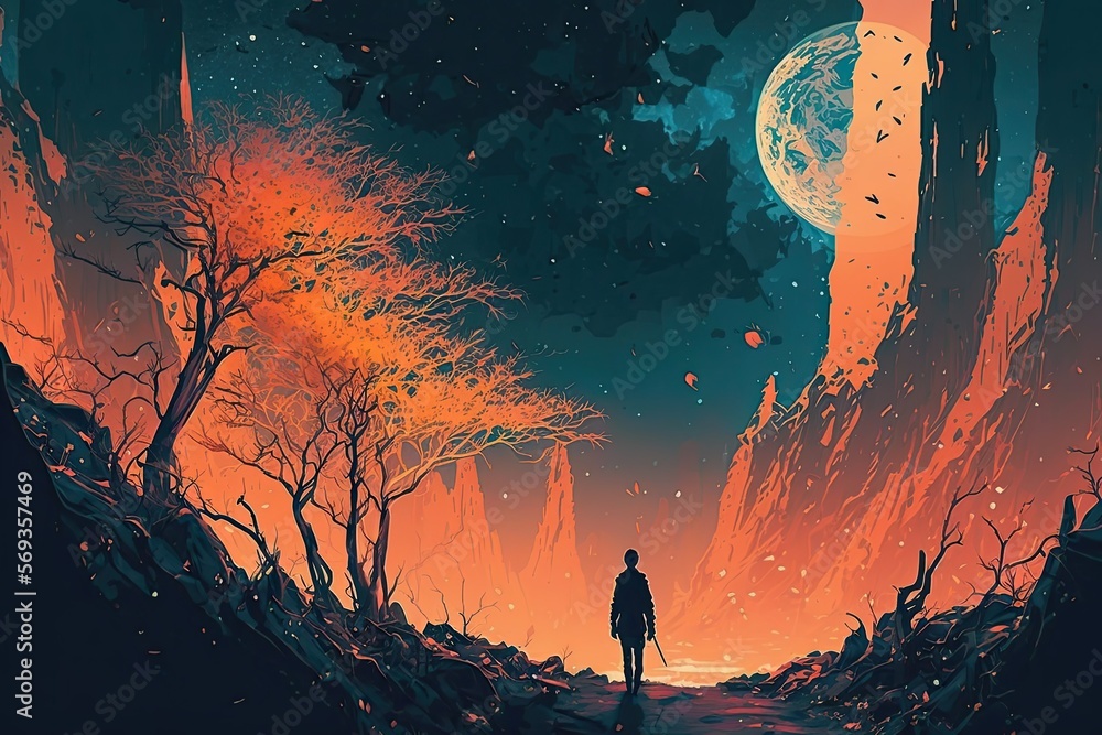 Obraz premium background is magic