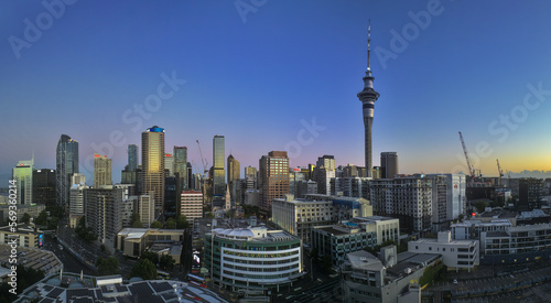 Auckland City Skyline New Zealand