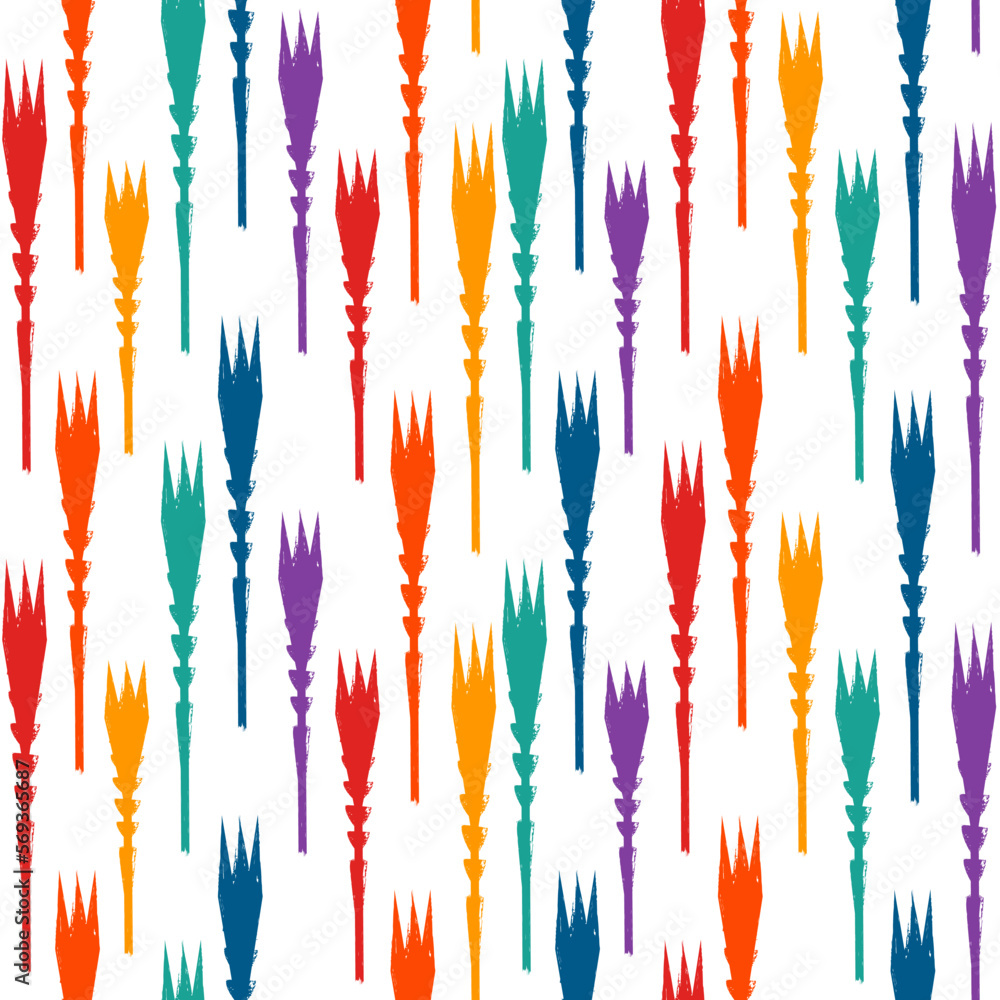 Hand drawn arrows pattern. Paint brush linear ornament. Ethnic backdrop. Tribal motif. Modern wallpaper. Ancient mosaic. Digital paper. Web design. Textile print. Seamless abstract. Vector work. Hand drawn arrows pattern. Paint brush linear ornament. Ethnic backdrop. Tribal motif. Modern wallpaper. Ancient mosaic. Digital paper. Web design. Textile print. Seamless abstract. Vector work.