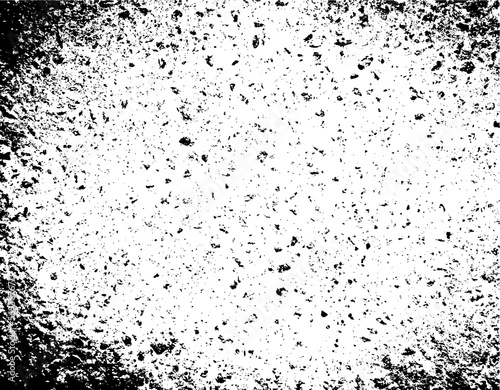 Black and white vector grunge background, vignette. UHD 4K wallpaper. For screen, desktop, site design, overlay, stencil, banner, stylization, design and polygraph. Good texture