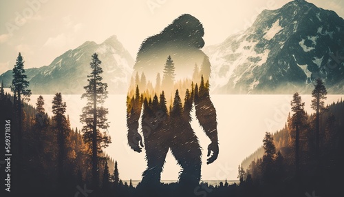 Bigfoot Double Exposure © Garrett