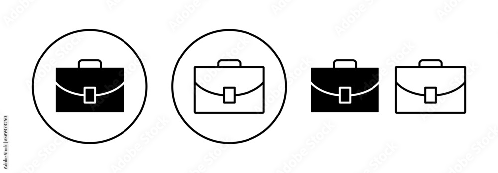 Briefcase icon vector for web and mobile app. suitcase sign and symbol. luggage symbol. Briefcase icon vector for web and mobile app. suitcase sign and symbol. luggage symbol.