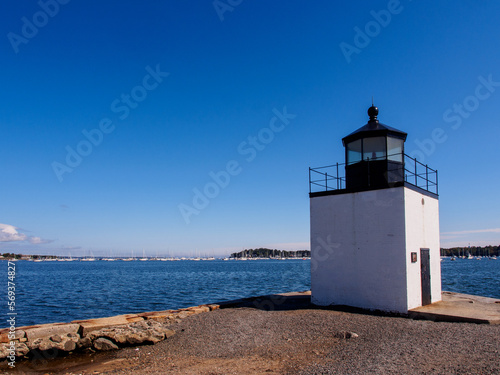 Derby Wharf Light Station is a historic lighthouse on Derby Wharf in Salem  Massachusetts that is within the Salem Maritime National Historic Site.