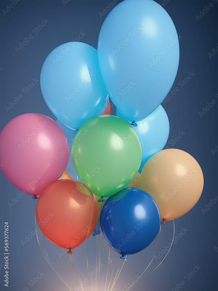 Blue sky background with clouds. Generative AI Blue sky background with clouds. Generative AI