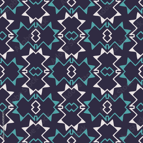Seamless pattern with geometric ornament. Beautiful abstract illustration.