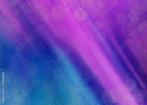 Purple and blue abstract background with motion blurred effect. photo