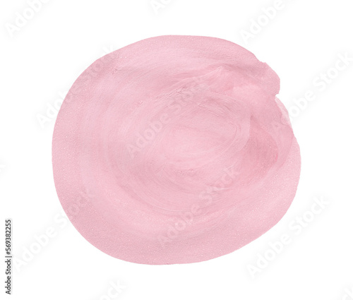 Shiny pink brush isolated on transparent background. pink watercolor png