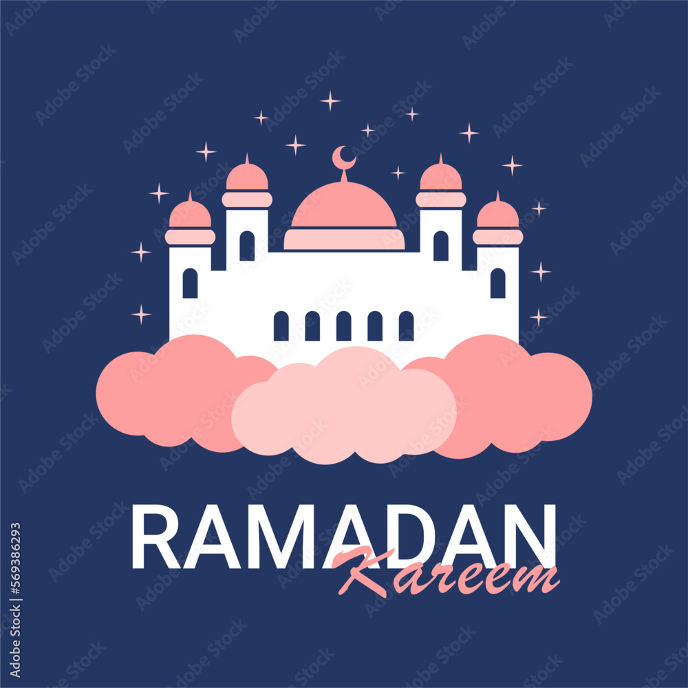 Fototapeta premium ramadan kareem background template islamic banner