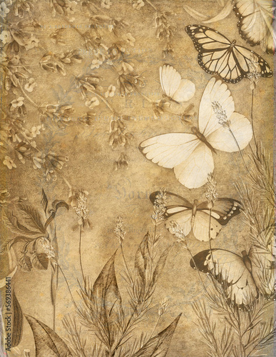 background with flowers