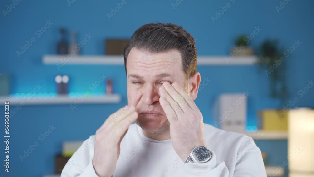 The emotional man wipes his tears to cry, does not show that he is sad.
The man who is emotional and tough does not show that he is crying, he is wiping his tears, He does not show his unhappiness. The emotional man wipes his tears to cry, does not show that he is sad.
The man who is emotional and tough does not show that he is crying, he is wiping his tears, He does not show his unhappiness.