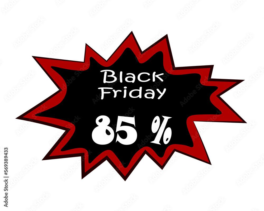 Friday promo discount % label Friday promo discount % label