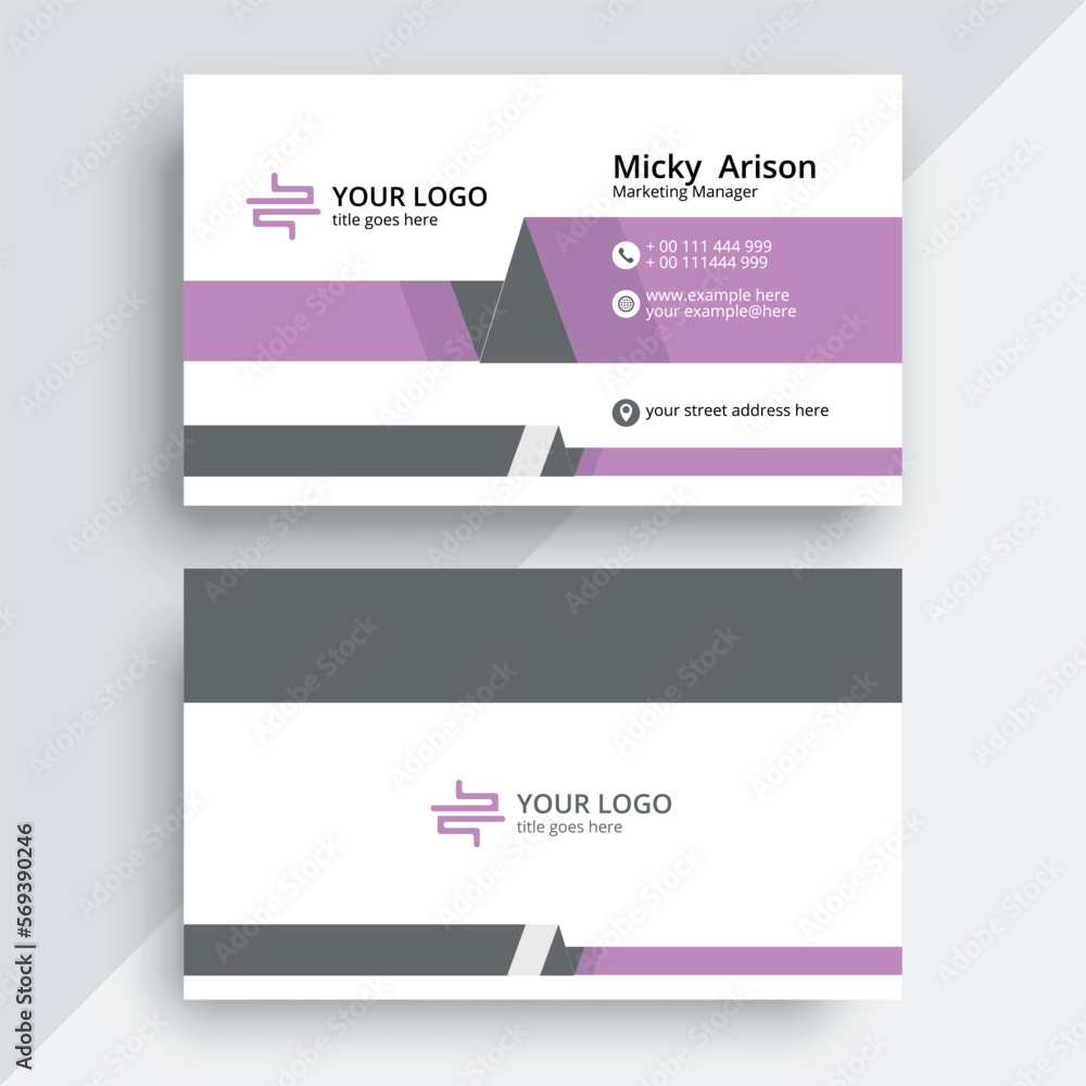 Creative And Professional Business Card Design Template