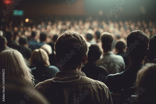 Take a Step into the World of Live Music with this Stunning Picture of a Concert Crowd - Generative AI