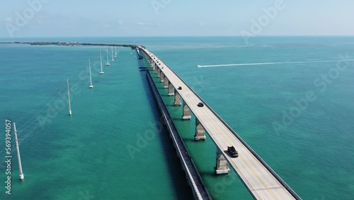 Wallpaper Mural The bridges between the Keys in South Florida - aerial view Torontodigital.ca