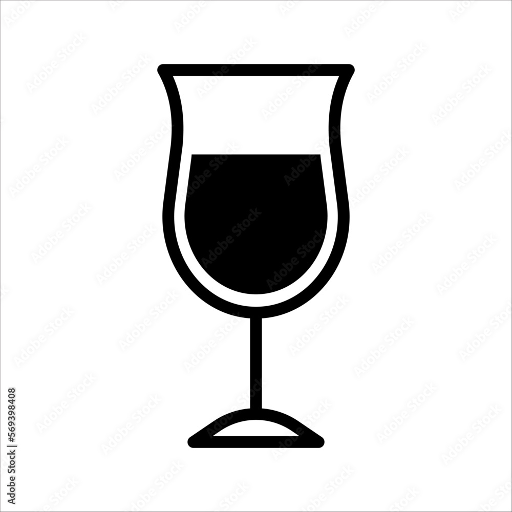 Flat Drink Icon Flat Drink Icon